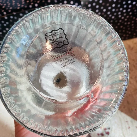 Johanna Parker Black Cat Large Glass Candy Jar Head Lid Vintage Style Transpac - Picture 8 of 10